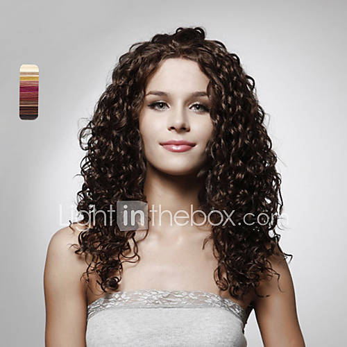 Capless Long Top Grade Quality Synthetic Curly Hair Wig Multiple Colors Available
