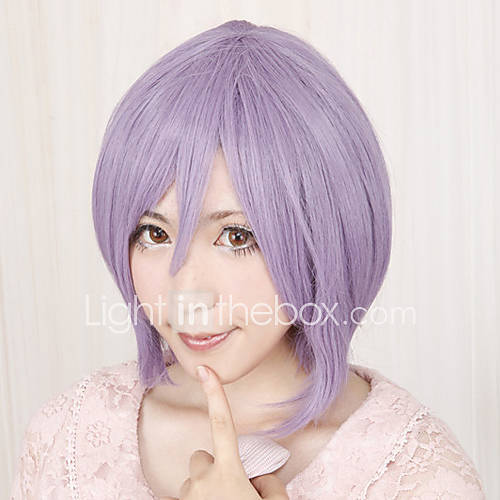 Cosplay Wig Inspired by Lucky Star Hiiragi Tsukasa Purple