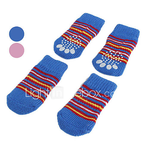 Happy Dancers Anti Skid Socks for Dogs(S L, Assorted Colors)