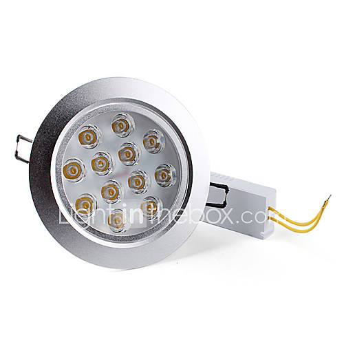 12W 1080 1200LM 3000 3500K Warm White Light LED Ceiling Bulb (85 265V)