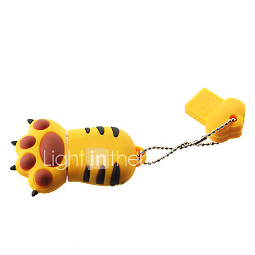 4 GB Tiger Paw USB 2.0 Flash Drive