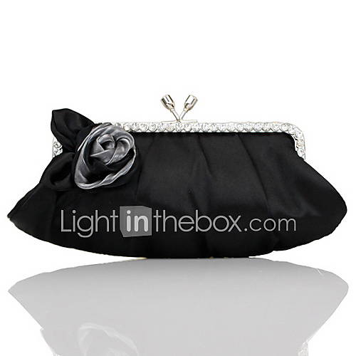 Gorgeous Satin With Austrian Rhinestone Party Clutches More Colors Available