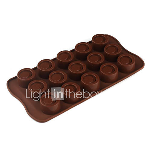 Silicone Circle Shaped Sugarcraft Mold for Candy/Cookie/Jelly/Chocolate