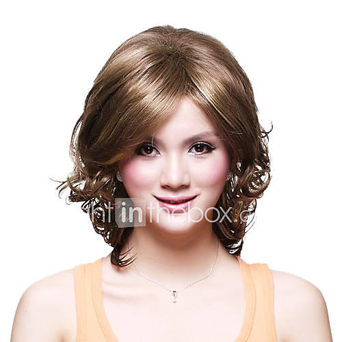 Capless Short High Quality Synthetic Wavy Wig
