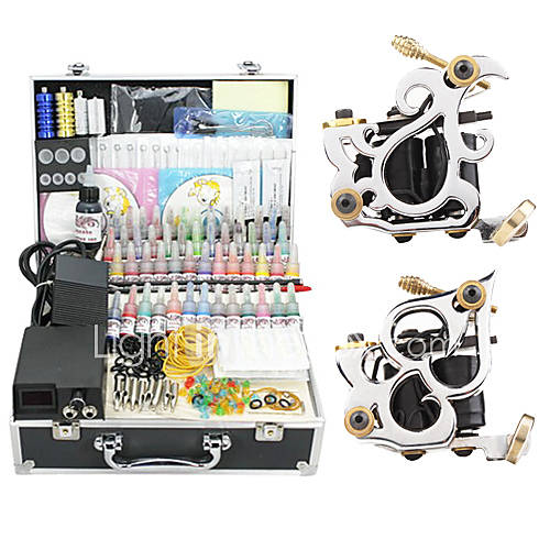 2 Alloy Tattoo Gun Kit for Lining and Shading