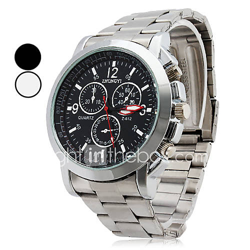 Mens Alloy Analog Quartz Casual Watch (Assorted Colors)