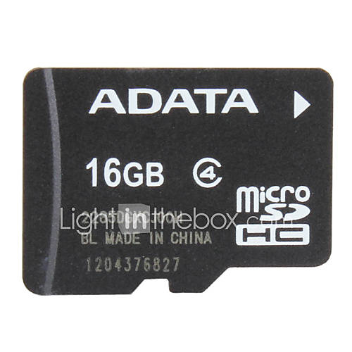 16GB ADATA Class 4 Micro SD/TF SDHC Memory Card