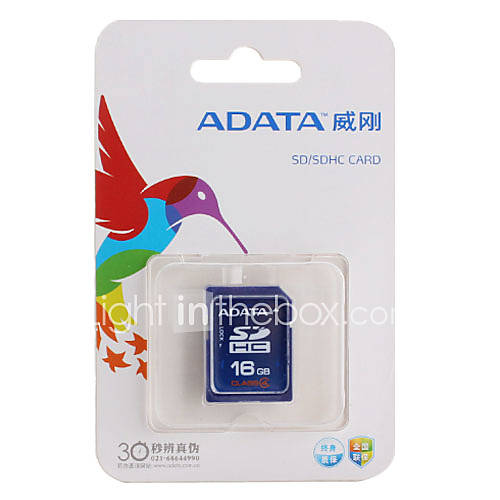 16GB ADATA Class 4 SD/TF SD SDHC Memory Card