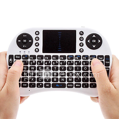 Mini Wireless QWERTY Keyborad with Mouse Touchpad