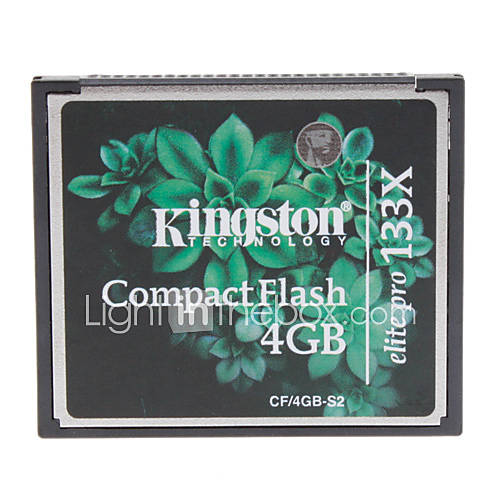 4GB Kingston Elite Pro 133X Compact Flash CF Memory Card