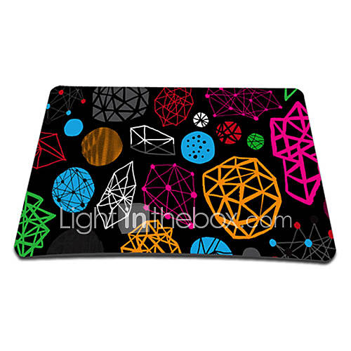 Graphic Polygon Gaming Optical Mouse Pad (9 x 7)