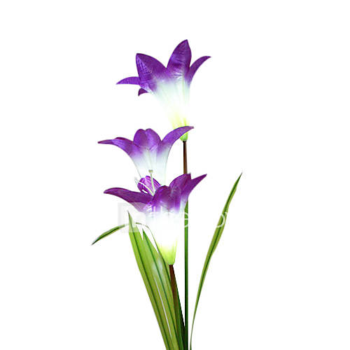 Color Changing Solar Lily Flower Stake Light