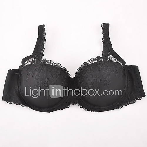 Lace trim Large Size Bra