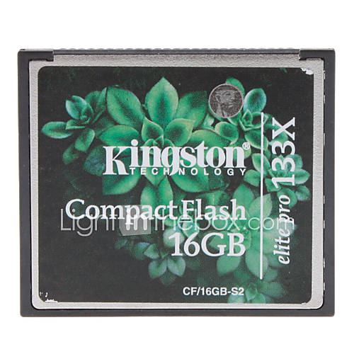 16GB Kingston Elite Pro 133X Compact Flash CF Memory Card