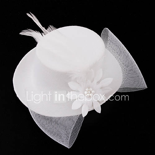Unique Tulle With Fur Womens Hats