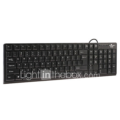 Ergonomic Waterproof QWERTY PS/2 Keyboard