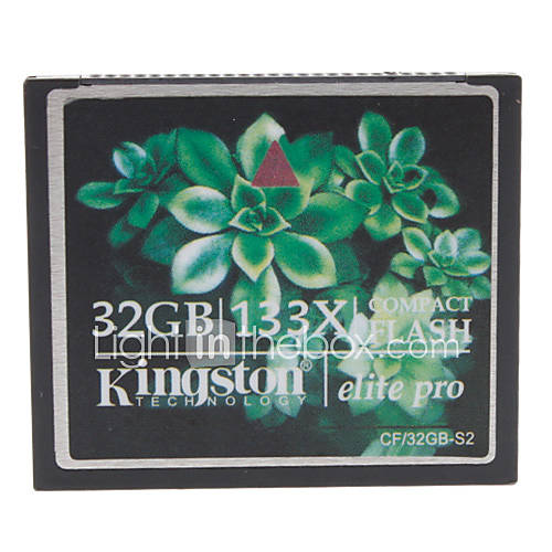 32GB Kingston Elite Pro 133X Compact Flash CF Memory Card