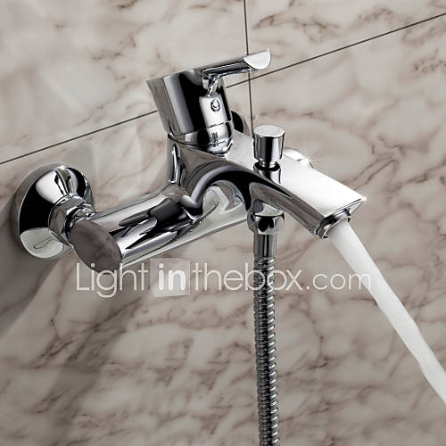 Sprinkle by Lightinthebox   Contemporary Solid Brass Tub Faucet(Chrome Finish)