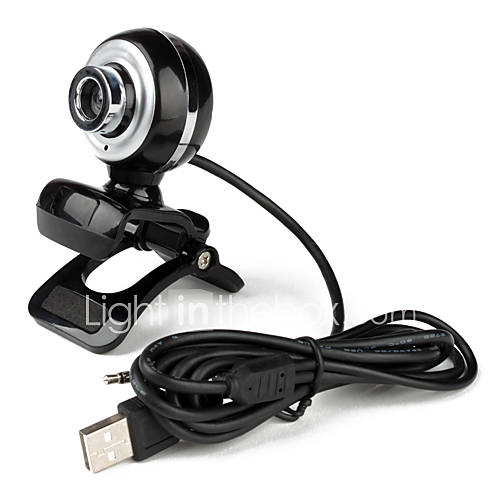 The Littles Desktop 5.0 Megapixels USB 2.0 Clip on PC Camera Webcam with Microphone