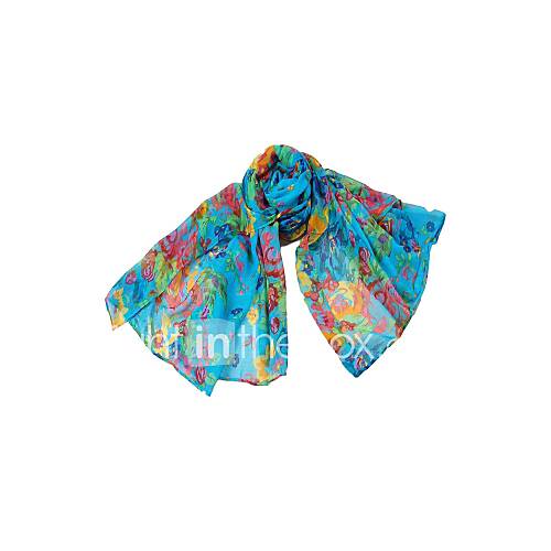 Fashion Tulle Floral Special Occasion Scarf