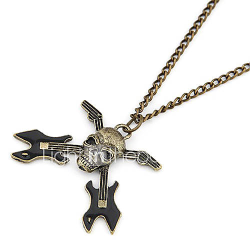 Gun Color Plated Vintage Pirates Alloy Necklace