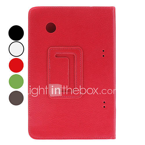 Protective Litchi PU Case with Stand for HTC Flyer 7 Android Tablet