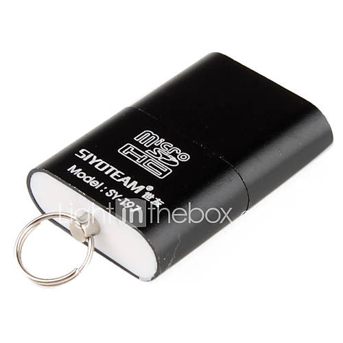 Siyoteam Mini USB 2.0 480Mbps Card Reader for MicroSD TF Card