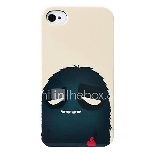 Small Monster Pattern Hard Case for iPhone 4 and 4S