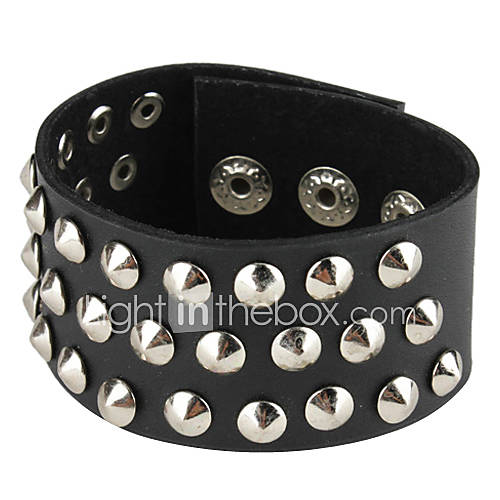 Retro Punk Style Short Rivet Design Bracelet