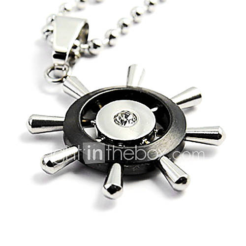 Sailor Rudder Titanium Steel Necklace
