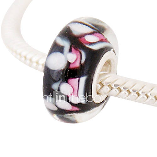 Silver And Crystal Lampwork Artist Style Beads(Mixed)
