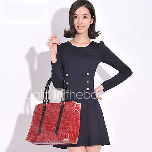 Womens Fashion Long Sleeve Dress