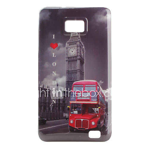 Bus Pattern Hard Case for Samsung Galaxy S2 I9100