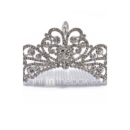 Gorgeous Cubic Zirconia And Rhinestone Tiara