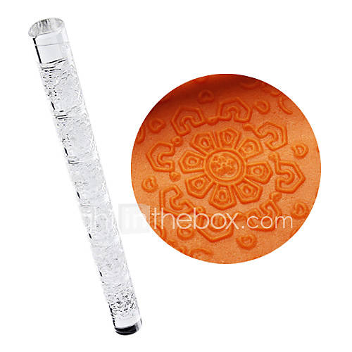 Acrylic Rolling Pin Totem Style for DIY Cake Decoration (Size Selectable)