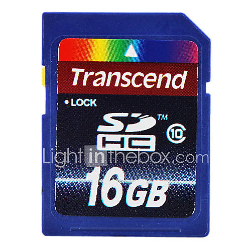 16GB Transcend Class 10 SD SDHC Flash Memory Card