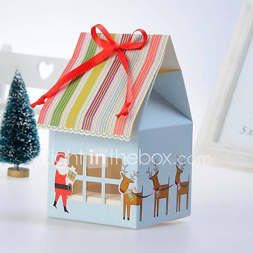 Lovely Christmas Design Cake Box (Set of 12)