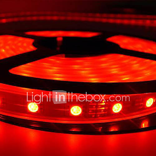 5M Water Proof Red LED Strip with 300 LEDs