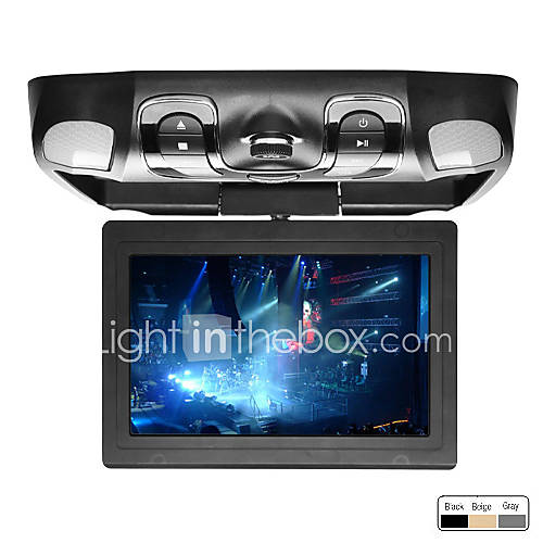 10.1 Inch Roof Mount Car DVD Player Support Game, SD Card