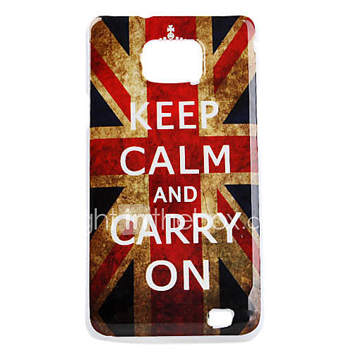 Retro British National Flag Pattern Hard Case for Samsung Galaxy S2 I9100