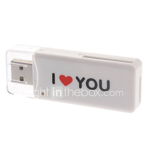 Hi speed USB 2.0 Card Reader for MS/SD/MMC/TF Memory Card