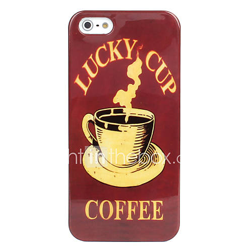 Lucky Cup Coffee Hard Case for iPhone 5/5S