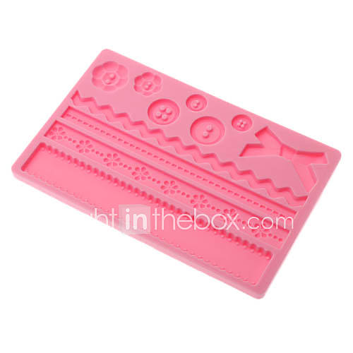 DIY Baking 3D Lace Shaped Silica Gel Cake Biscuit Cookie Mold
