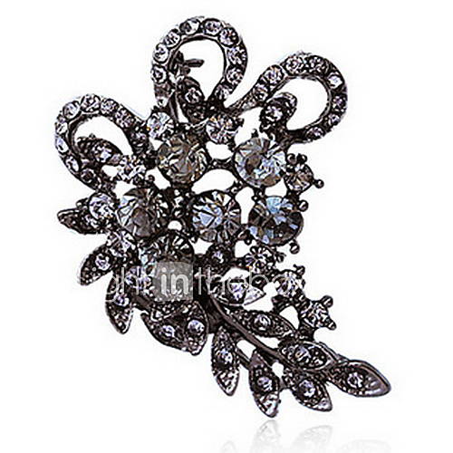 Womens Special Vintage Look Shiny Bead Brooch