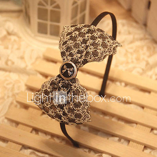 Womens Star Bow Lace Headband