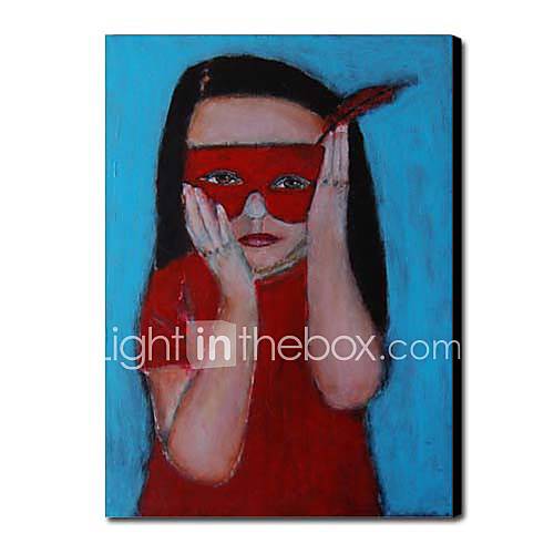 Hand Painted Oil Painting People Superhero 1211 PE0031