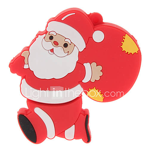 4GB Christmas Santa Clause USB 2.0 Flash Drive