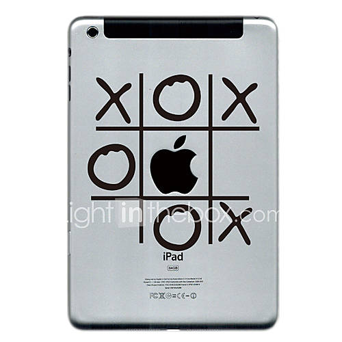 O and X Design Protector Sticker for iPad Mini