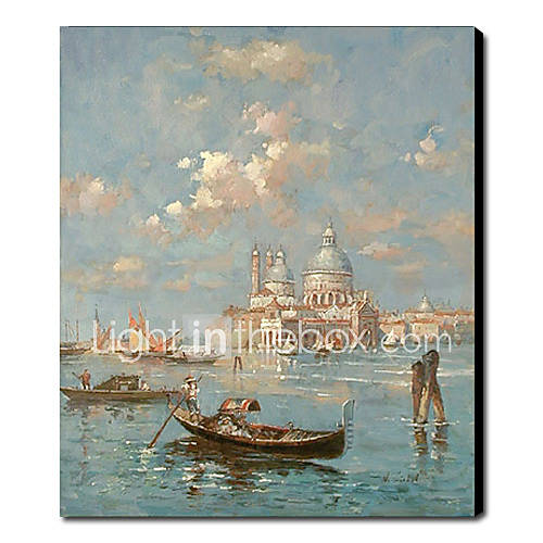 Hand Painted Oil Painting Landscape Venice 1211 LS0161