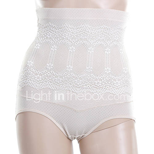 Charming Chinlon and Cotton High Waist Shaper Brief